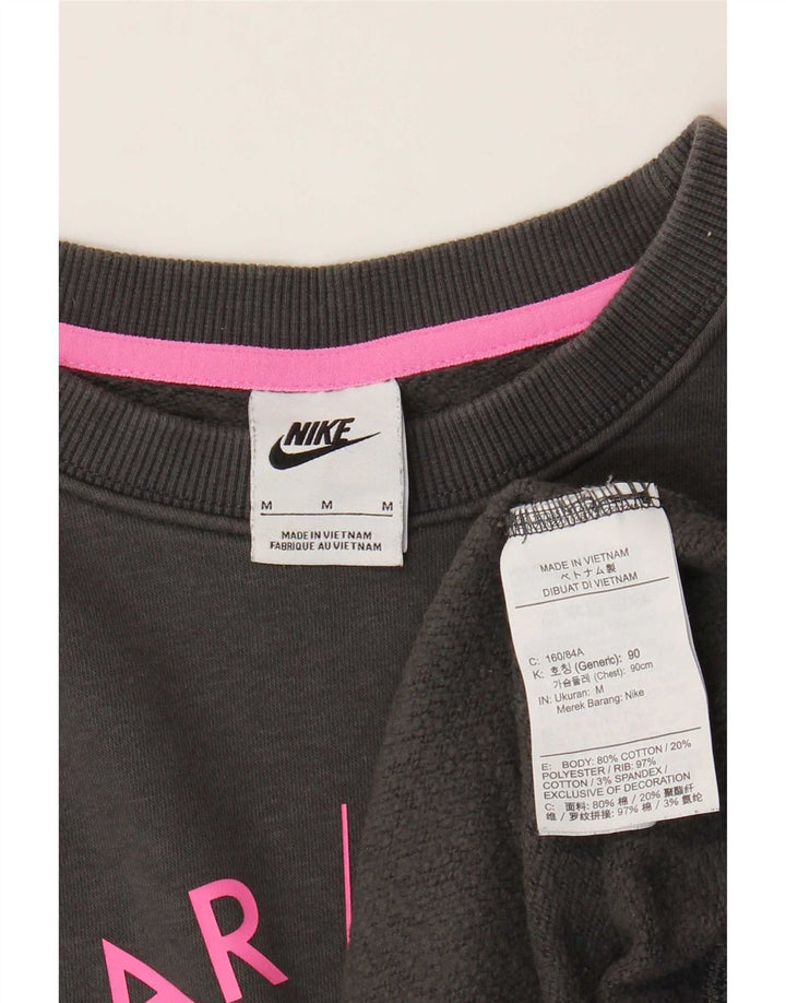 Damska bluza dresowa Nike Graphic Oversize UK 14, średnia szara bawełna