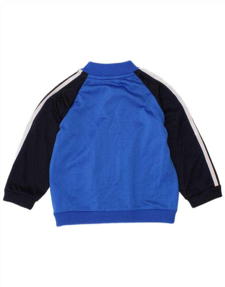 Kurtka dresowa Adidas Baby Boys Top 9-12 miesięcy Niebieskie kolory bloków sportowych