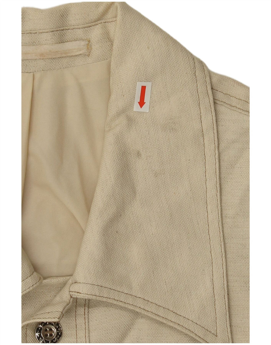 Damska kurtka bomber w stylu vintage IT 48 XL, beżowa