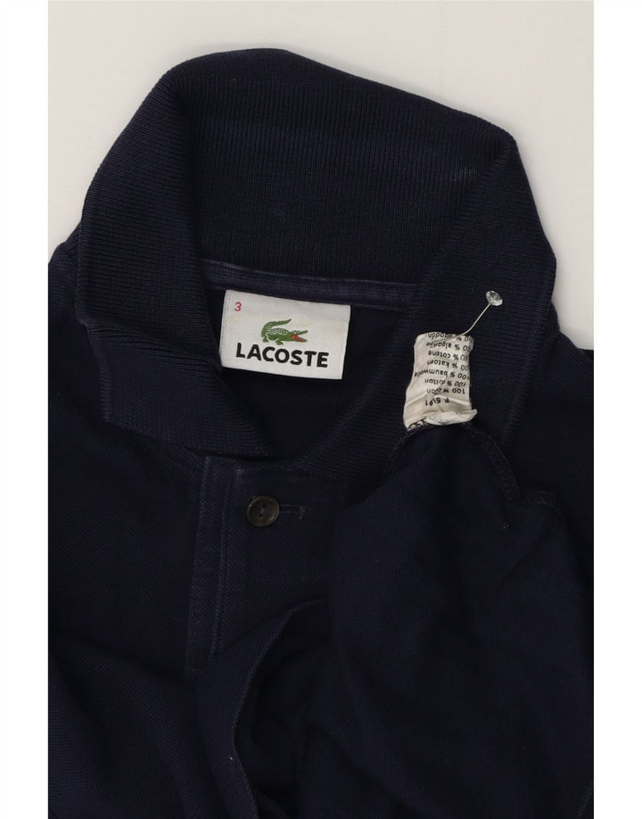 Męska koszulka polo Lacoste, rozmiar 3, mała, granatowa, bawełniana
