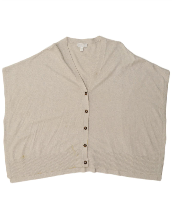 Damski sweter oversize bez rękawów White Label UK 14 Medium Off