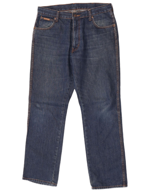 Męskie jeansy Wrangler Texas Straight W34 L30 Niebieskie, bawełniane
