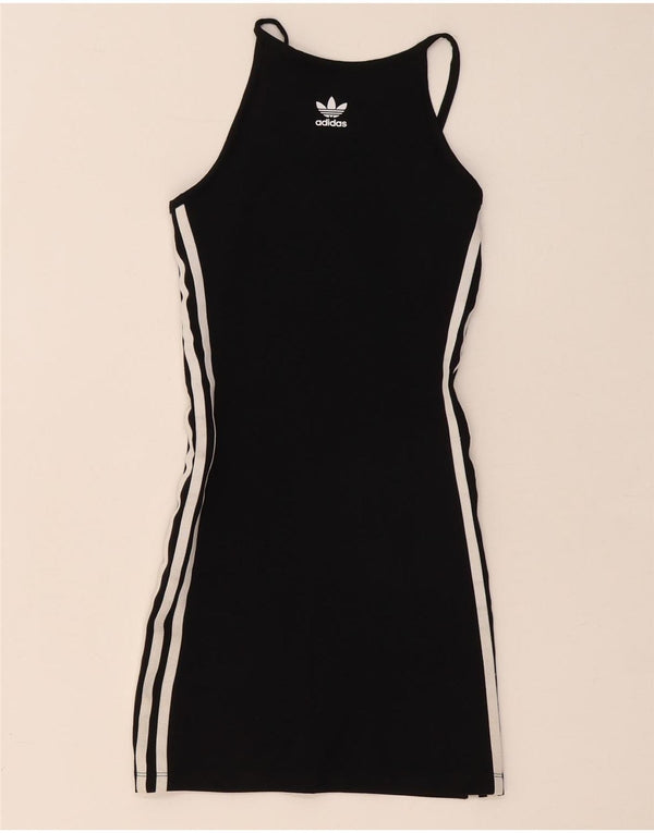 Damska sukienka Adidas Bodycon UK 4 XS Czarna bawełna