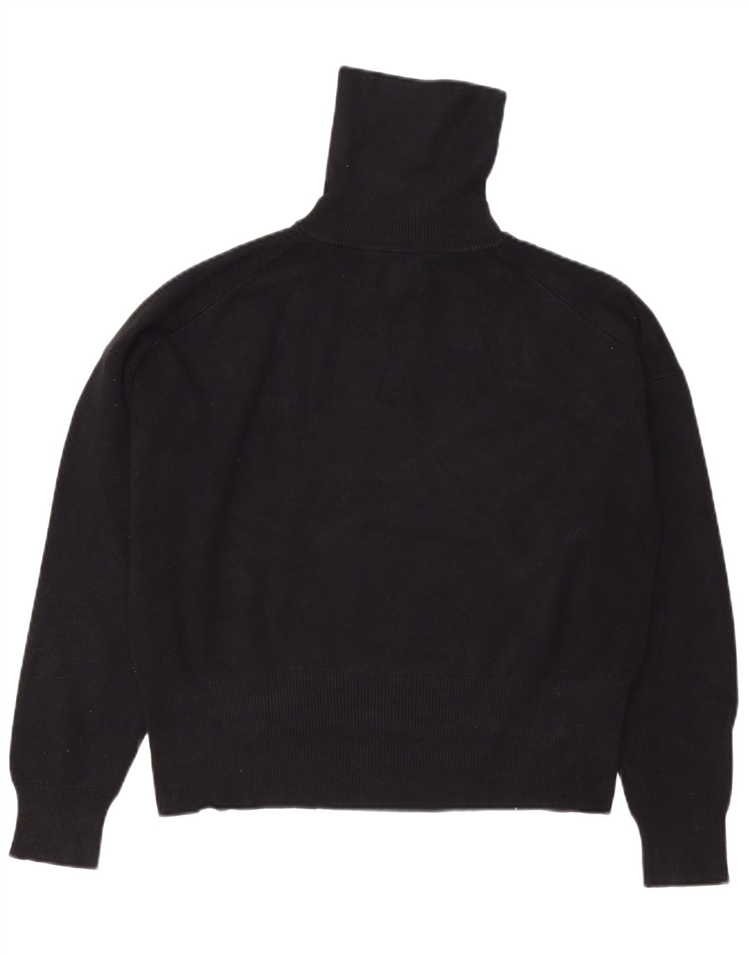 JACK WILLS Damski sweter oversize z zamkiem błyskawicznym UK 14, duży, czarny