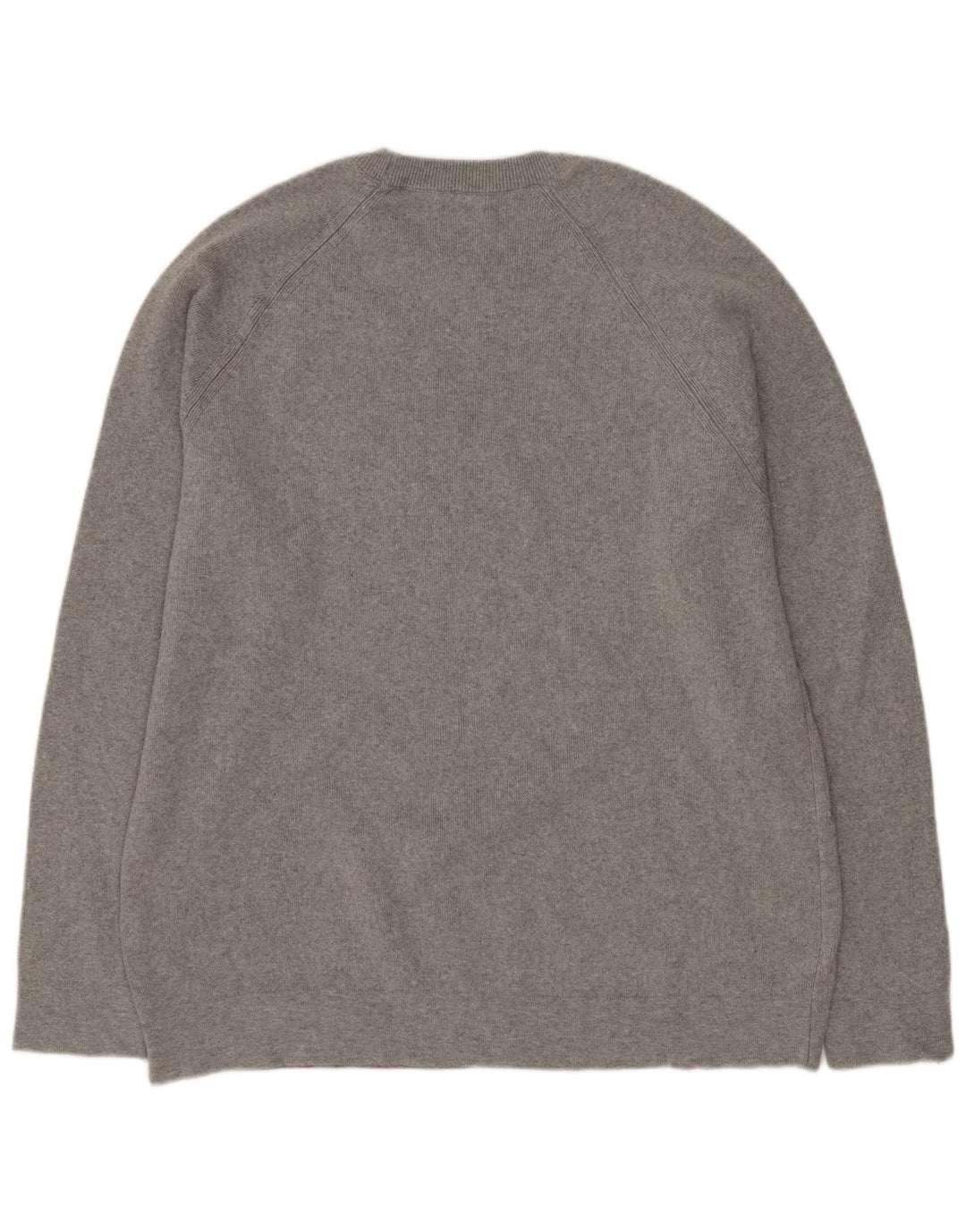 Męski sweter z okrągłym dekoltem Zara, średnio szary