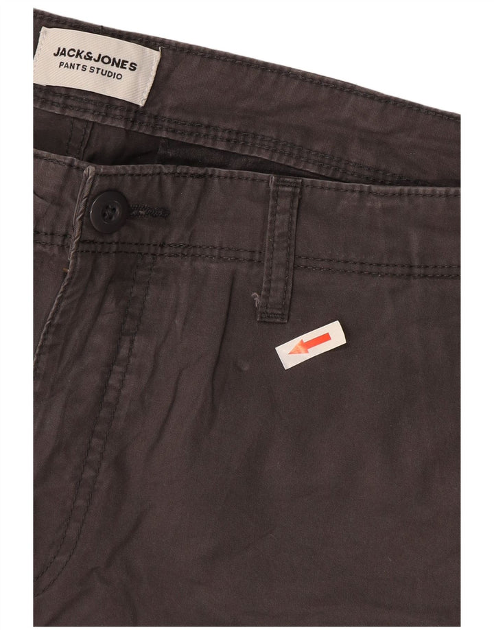 Męskie spodenki cargo Jack & Jones, duże W36, szara bawełna