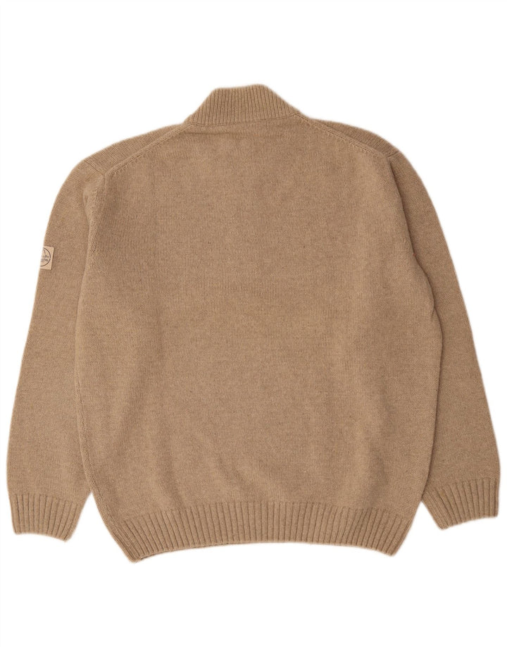 Męski sweter z zamkiem błyskawicznym Murphy & Nye 2XL, beżowa wełna