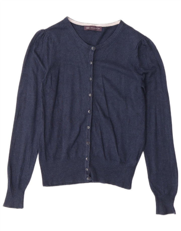 Sweter damski Marks & Spencer UK 10 Small, granatowy, wiskoza