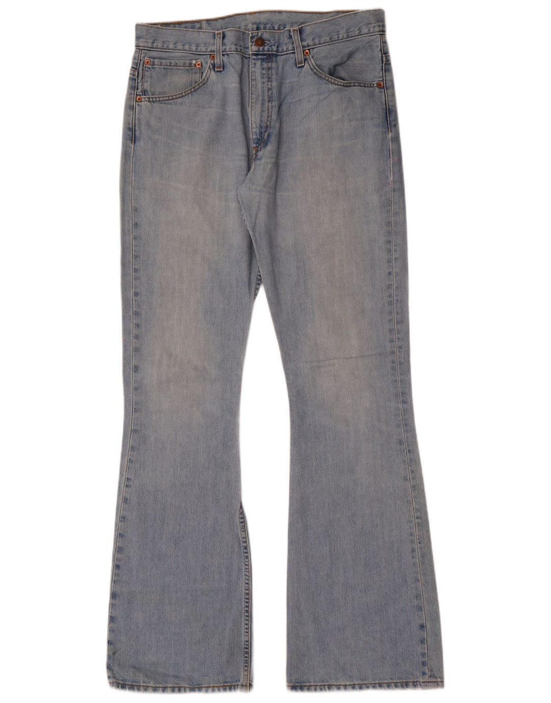Damskie jeansy Levi's 516 Bootcut W34 L36 Niebieska bawełna
