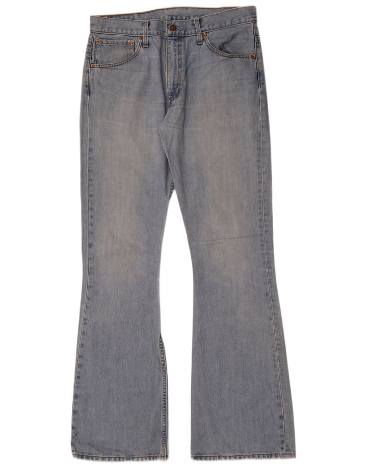 Damskie jeansy Levi's 516 Bootcut W34 L36 Niebieska bawełna