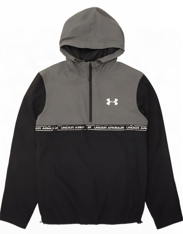 Under Armour Mens Graphic Tracksuit Top Jacket UK 36 Small Black