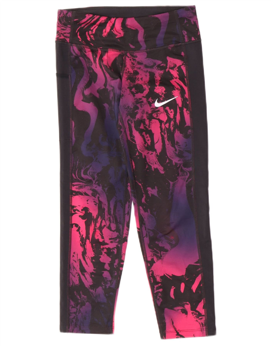 Damskie legginsy Nike Dri Fit UK 6 XS, wielokolorowy poliester typu Tie Dye