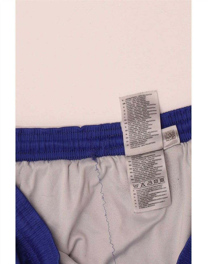 Męskie spodenki sportowe Adidas UK 36, duże, niebieskie, poliestrowe