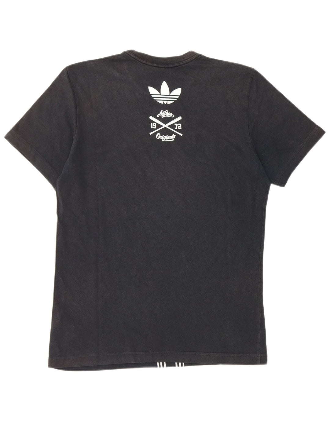 Męska koszulka z grafiką Adidas, mała, czarna, bawełniana