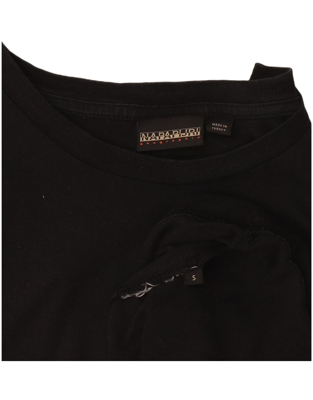 T-shirt męski Napapijri, mały, czarny