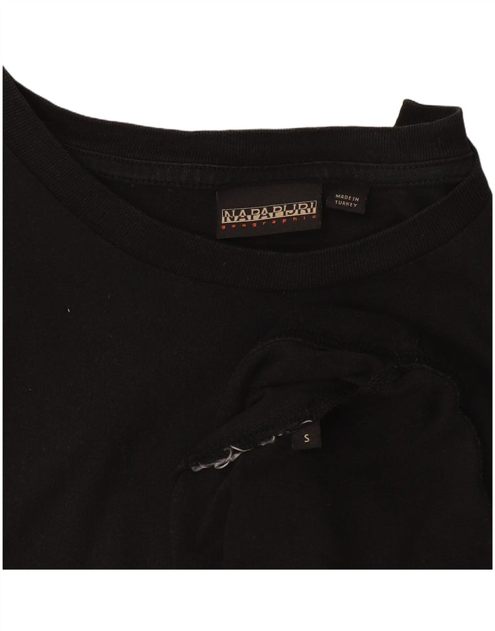 T-shirt męski Napapijri, mały, czarny