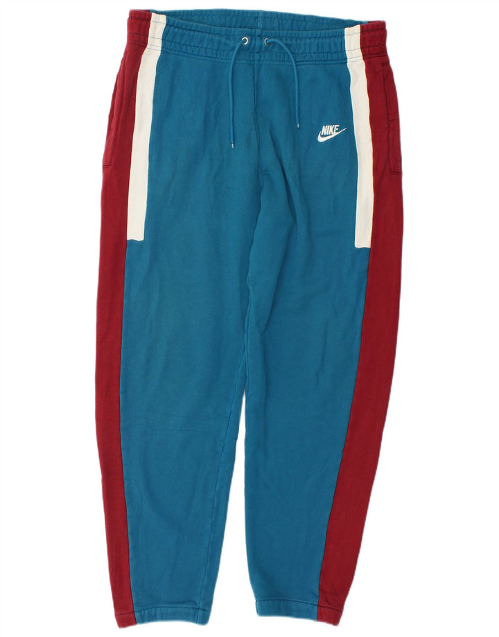 Męskie spodnie dresowe Nike, joggery, bawełna w kolorze średniego błękitu