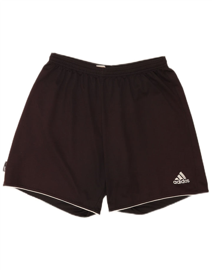 Męskie spodenki sportowe Adidas Climalite, duże, czarne, poliestrowe