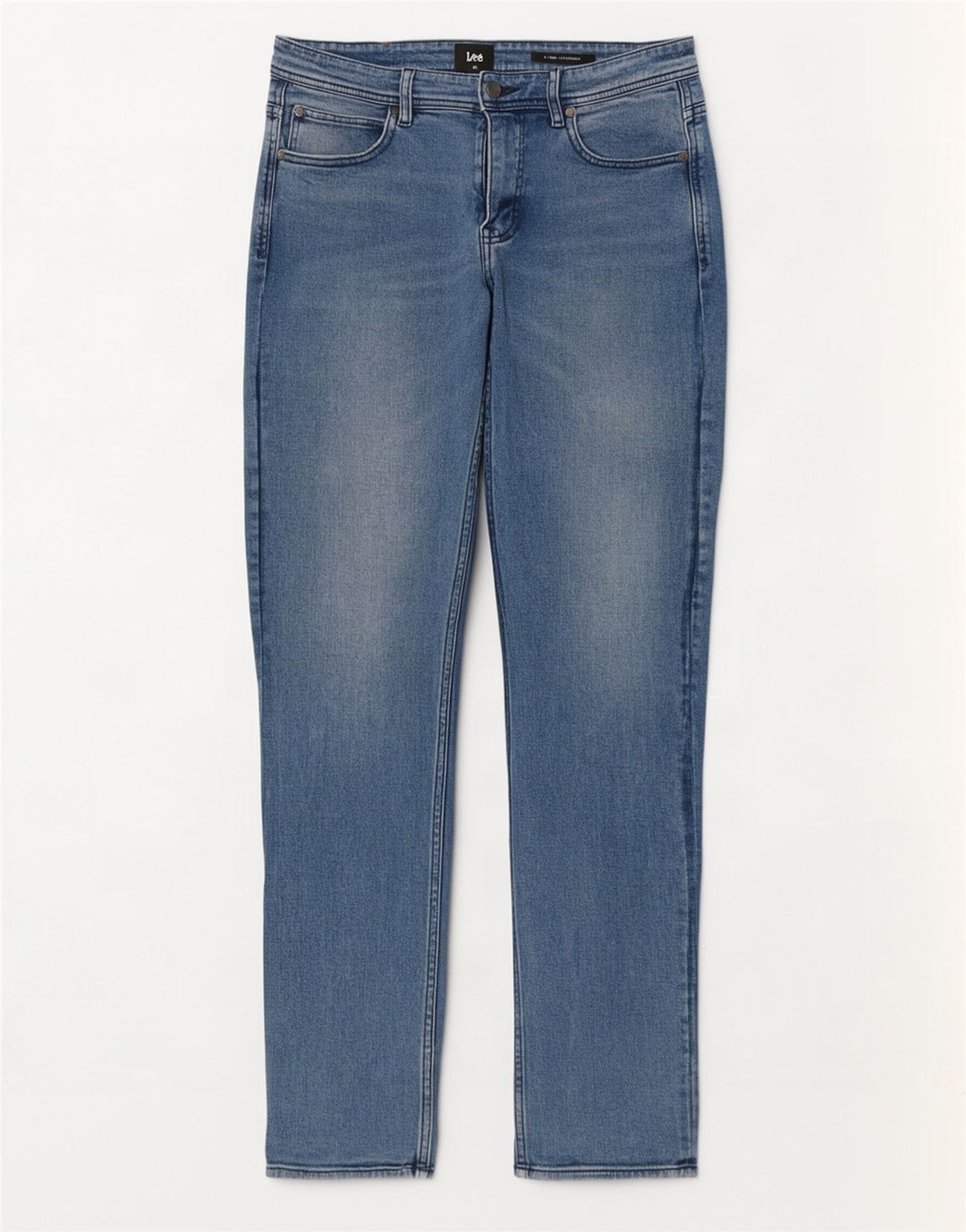Męskie jeansy Lee Slim Straight W32 L33 Niebieskie bawełniane