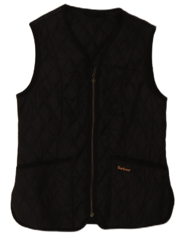 Damska pikowana kamizelka Barbour UK 12 Medium Black