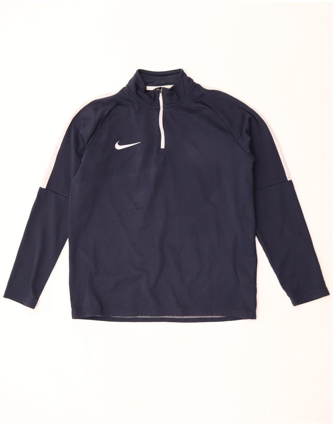 Męski dres Nike Dri Fit z pulowerem, średni granatowy kolor blokowy