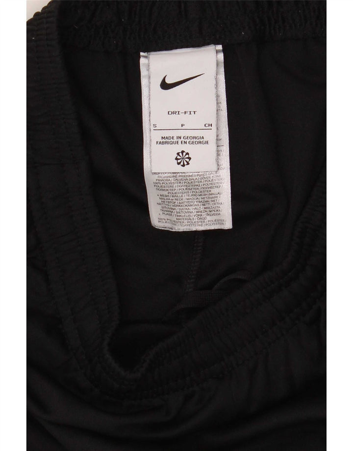 Męskie spodnie dresowe Nike Dri Fit, mały, czarny poliester z blokami kolorów