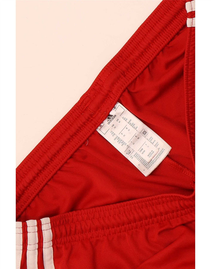 Męskie spodenki sportowe adidas Graphic Regular, średnio czerwone, poliestrowe