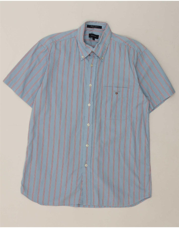 GANT Mens Pinpoint Oxford Regular Fit Shirt Medium Blue Striped