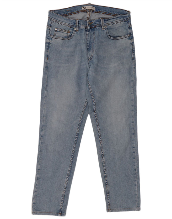 Męskie jeansy Zara Slim EU 42 Large W32 L29 Niebieskie