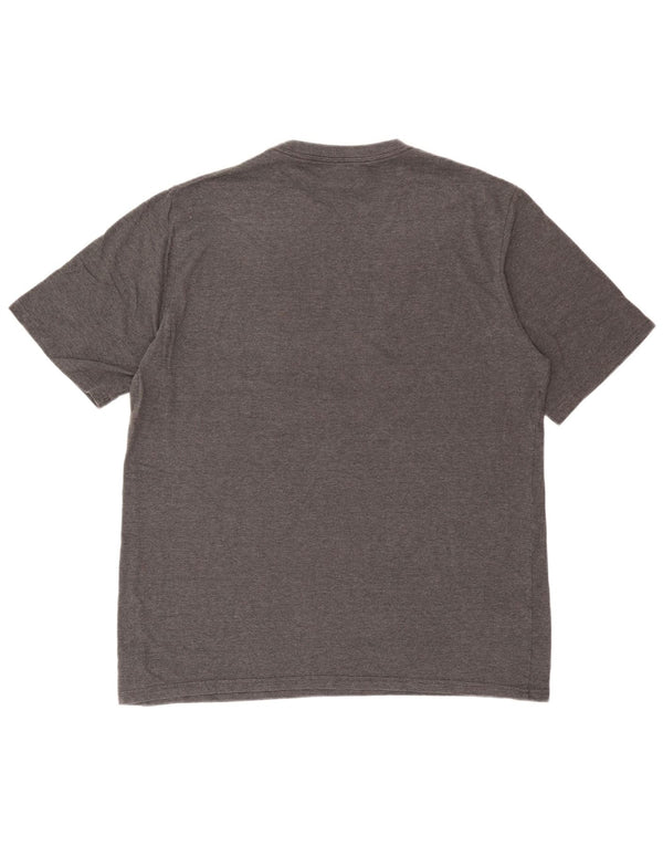 Męska koszulka z grafiką Under Armour Heat Gear, 2XL, szara, bawełniana