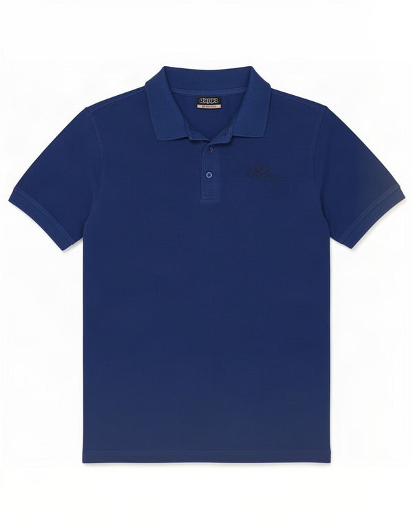Kappa Mens Polo Shirt Medium Blue Cotton