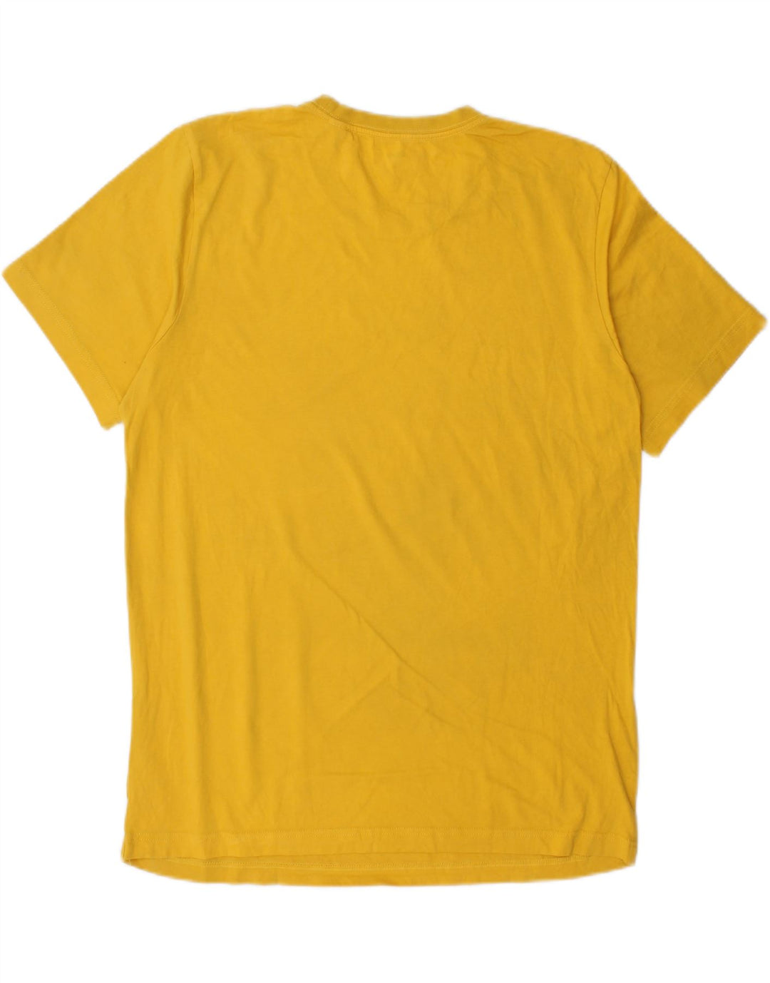 ADIDAS Mens Graphic T-Shirt Top Medium Yellow Vintage Adidas and Second-Hand Adidas from Messina Hembry 