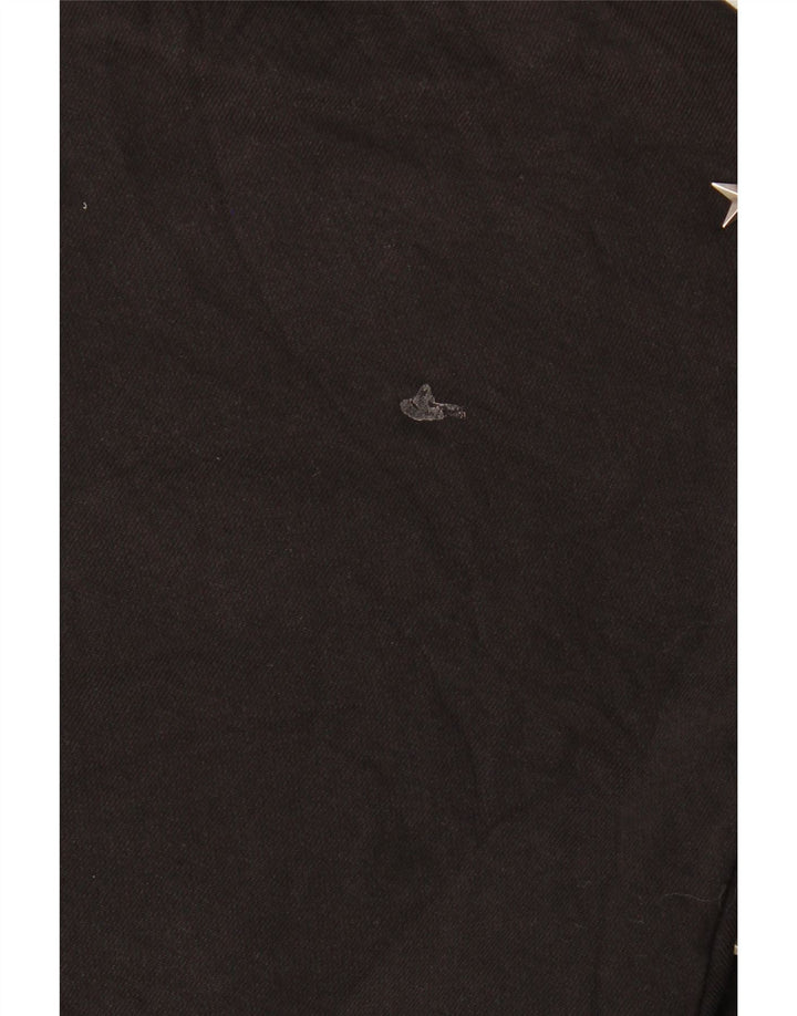 Męska bluza Zara XL, czarna, geometryczna, bawełniana