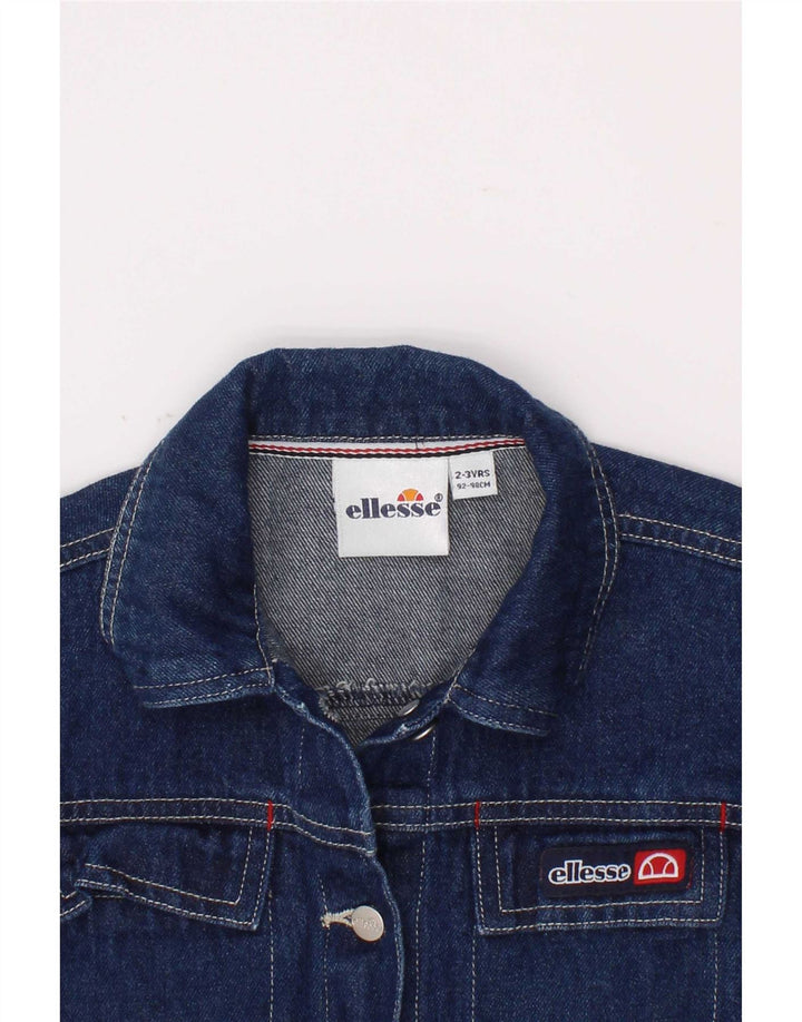 Kurtka dziewczęca Ellesse Graphic Denim 2-3 lata, granatowa, bawełniana