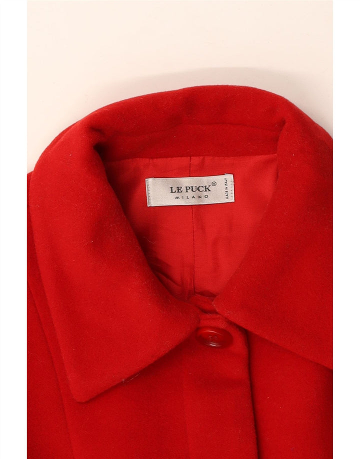 Płaszcz damski LE PUCK UK 10, mały, czerwony