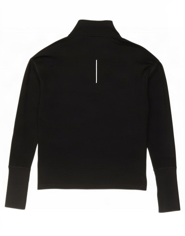 Męski dres Nike Dri Fit z zamkiem błyskawicznym i zamkiem błyskawicznym, mały czarny