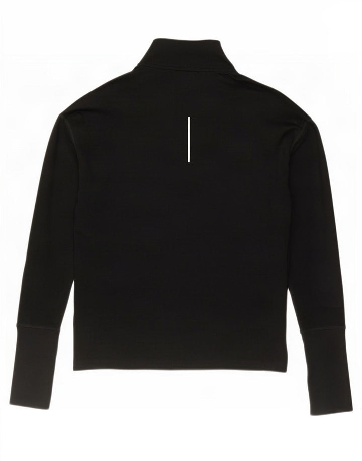Męski dres Nike Dri Fit z zamkiem błyskawicznym i zamkiem błyskawicznym, mały czarny