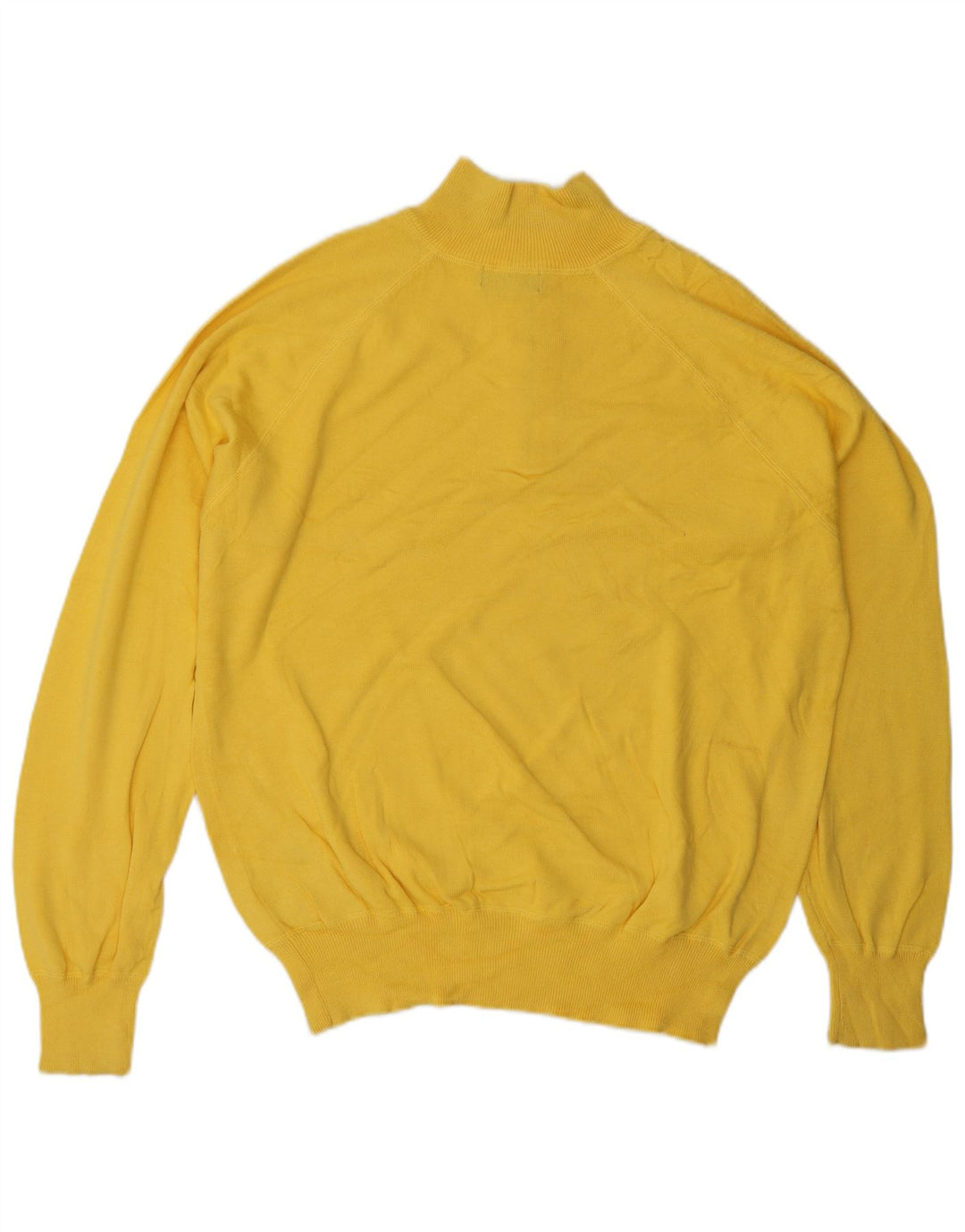 Męski sweter zapinany na zamek Sergio Tacchini, duży, żółty, bawełniany