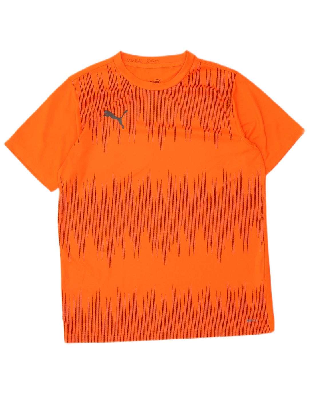 T-shirt chłopięcy Puma 15-16 lat XL, pomarańczowy, geometryczny poliester