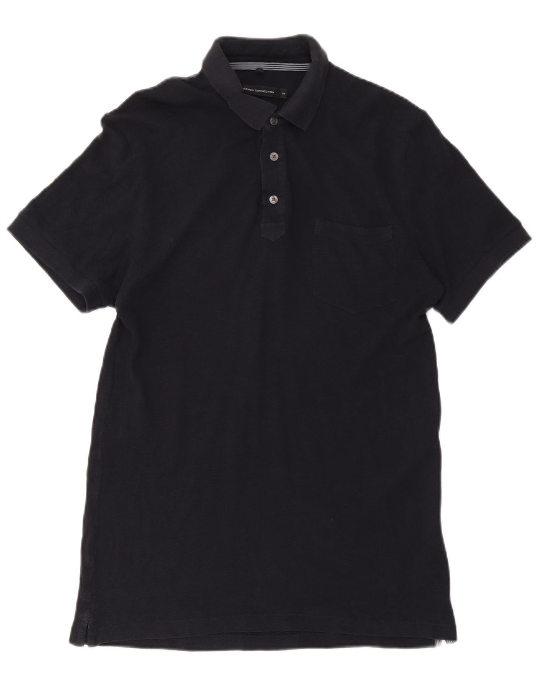 Męska koszulka polo French Connection Regular, średnia, granatowa bawełna