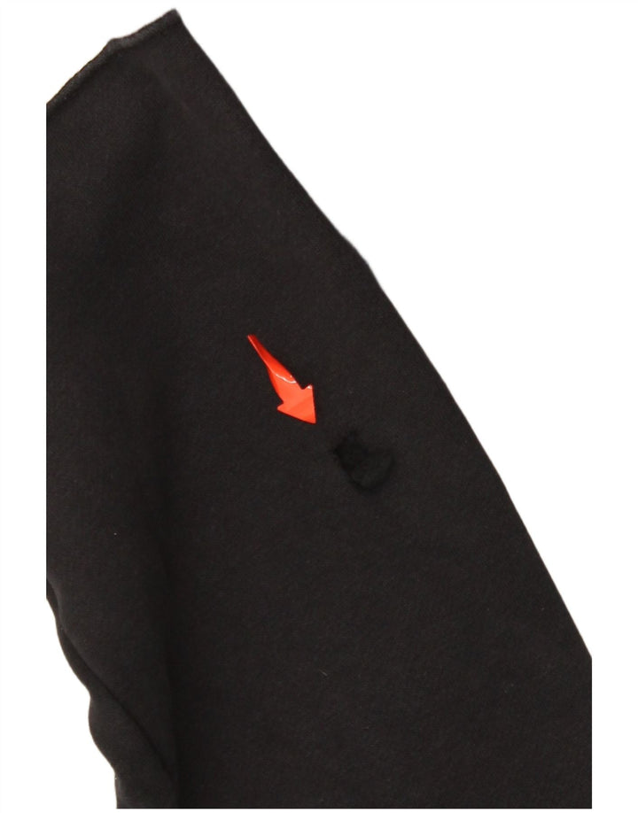 Chłopięcy sweter z kapturem i zamkiem NIKE Air Graphic 13-14 lat XL, czarny, z blokami kolorów