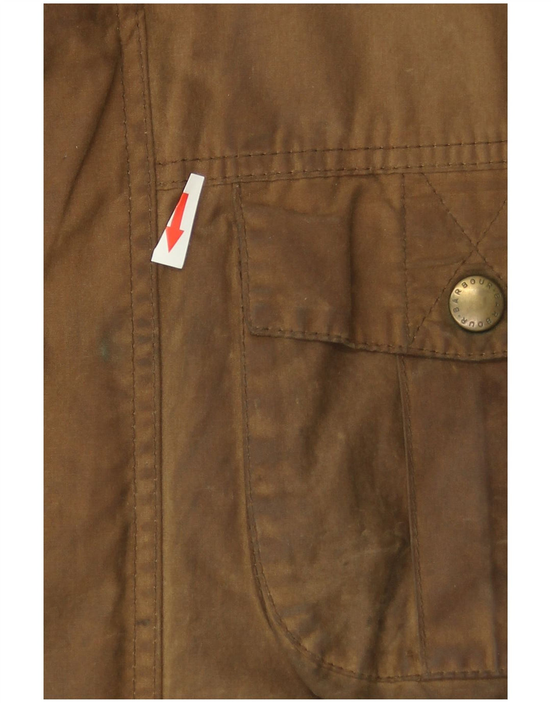 Męska kurtka Barbour z woskowanej bawełny UK 40, duża, brązowa bawełna
