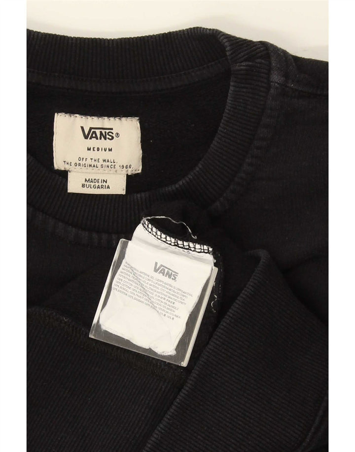 Męski sweter Vans, średniej wielkości, czarny, bawełniany