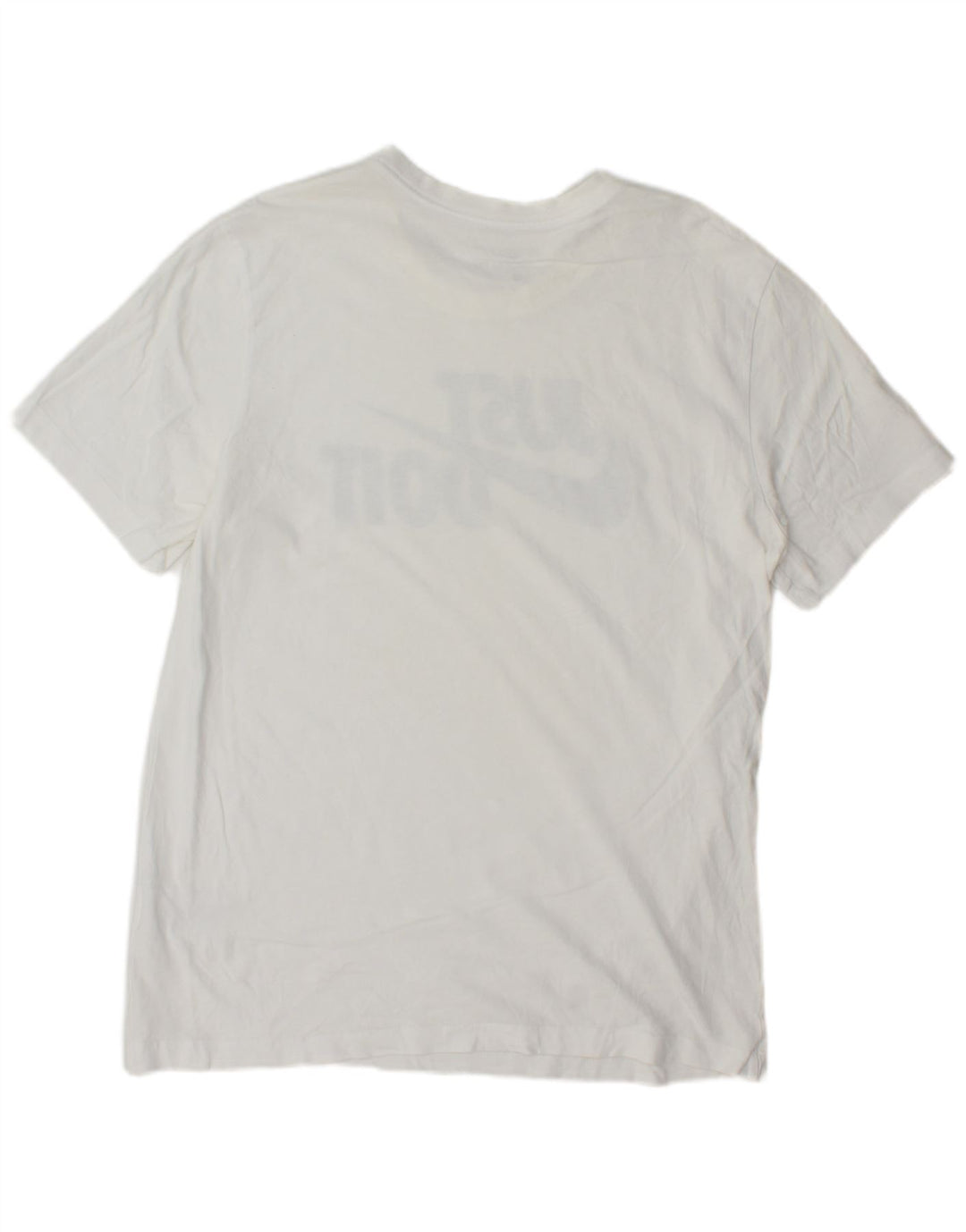 Męski T-shirt z grafiką Nike, duży, biały, bawełniany