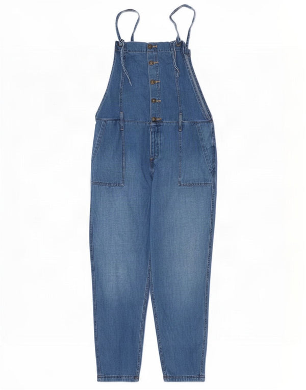 Damski kombinezon jeansowy White Stuff UK 14 Large W36 L26 Niebieska bawełna