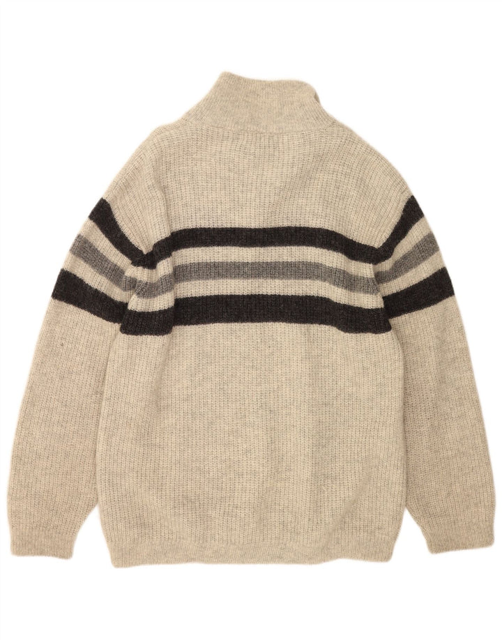 Męski sweter polo O'Neill w duże szare paski