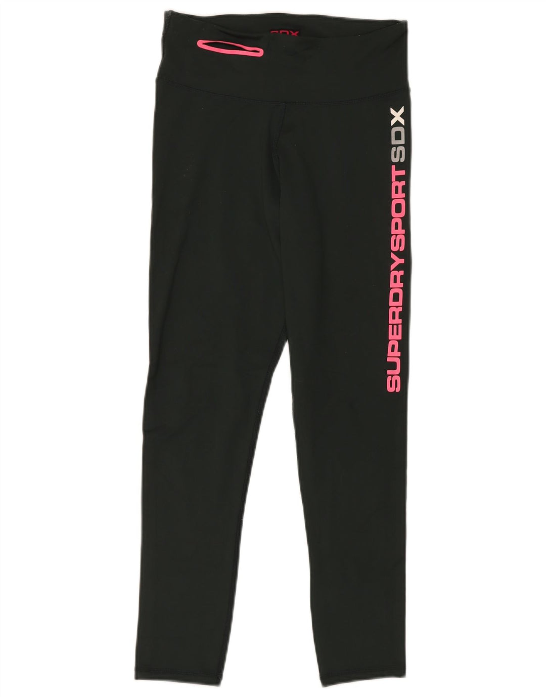 Damskie legginsy SUPERDRY Graphic UK 10 Small, zielone, poliamidowe