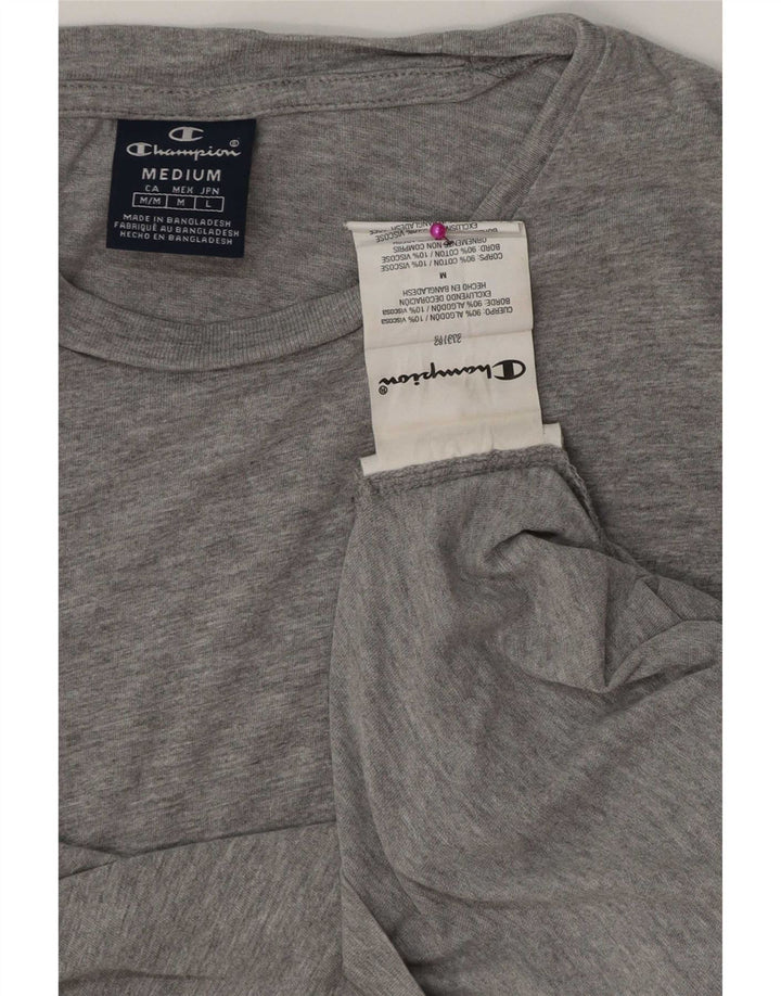 Adidas Męski T-shirt Top Średni Szary Nakrapiany Bawełna