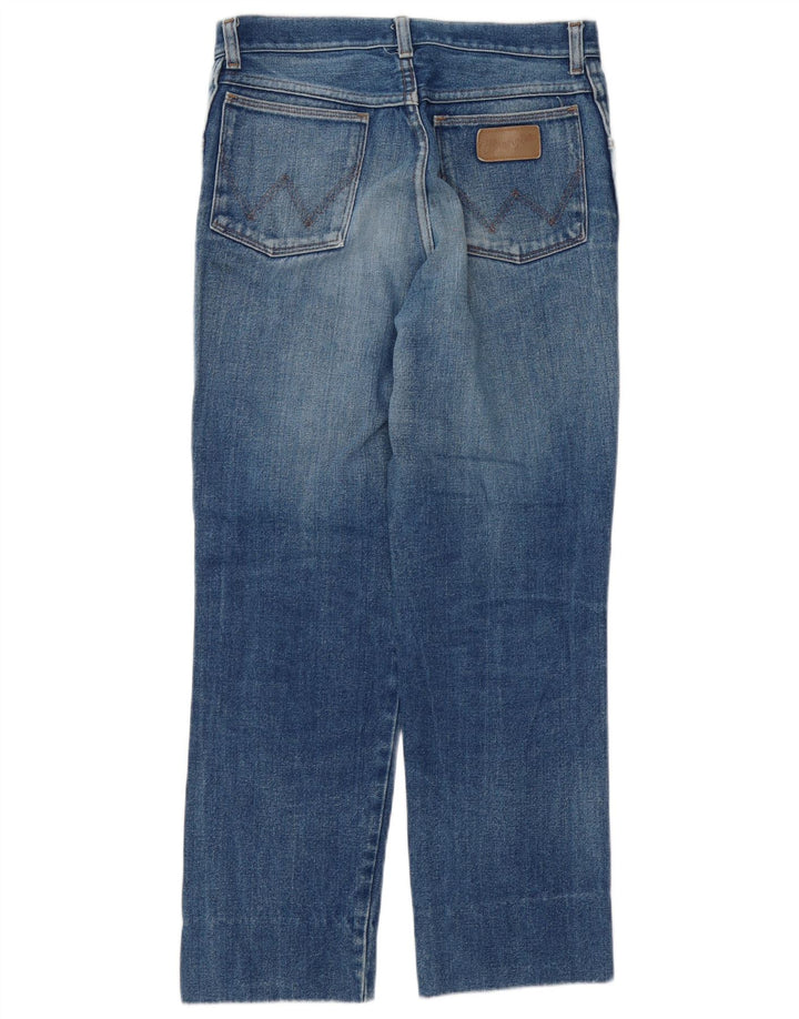Męskie proste dżinsy Wrangler W32 L27 Niebieskie bawełniane