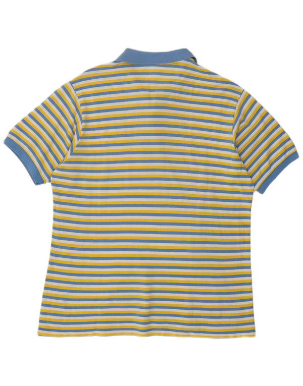 Męska koszulka polo Lacoste, rozmiar 6, XL, wielokolorowa, bawełniana w paski